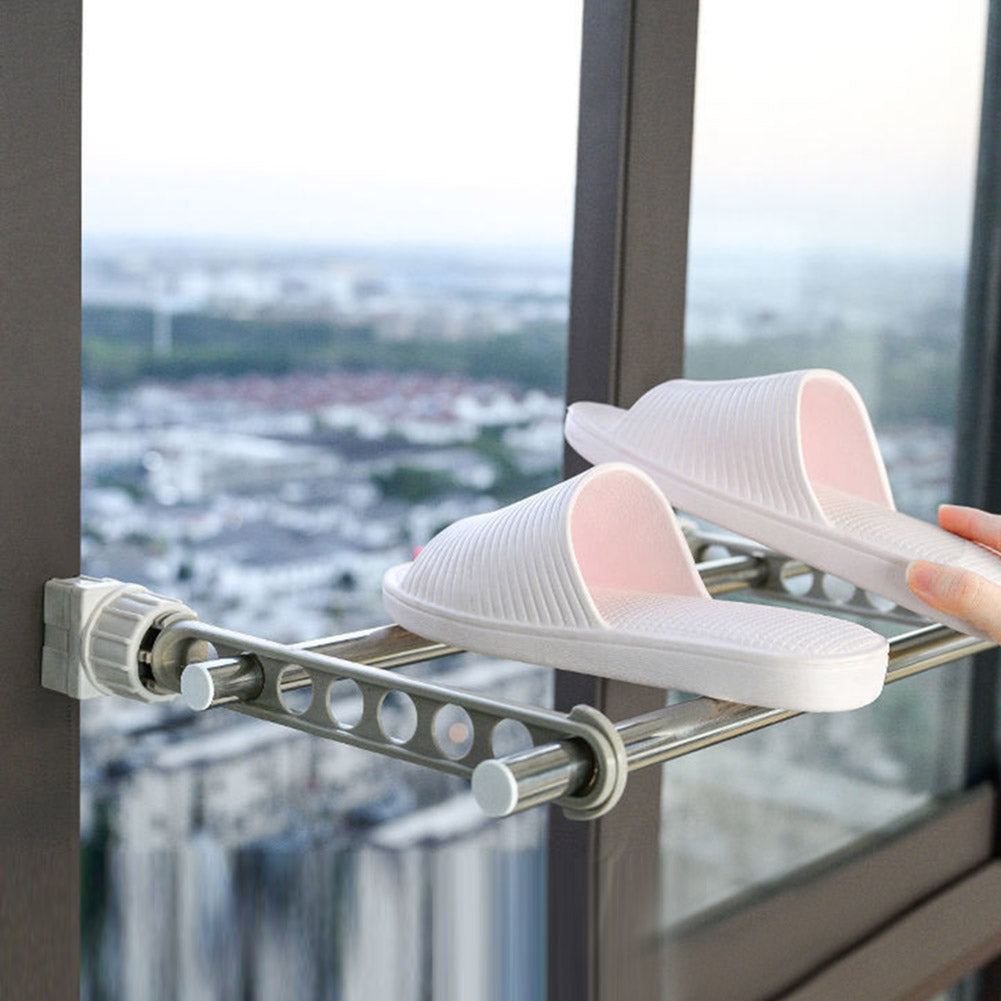 Outdoor Portable Window Frame Clothes Hanger