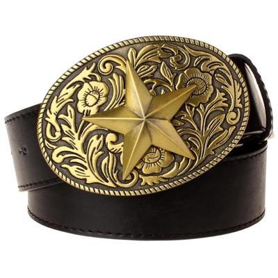 Retro Tang Dynasty Flower Pattern Belt Buckle