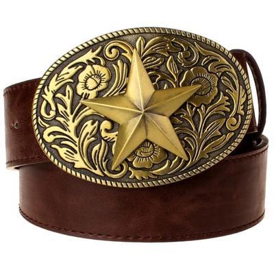 Retro Tang Dynasty Flower Pattern Belt Buckle
