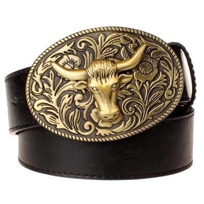 Retro Tang Dynasty Flower Pattern Belt Buckle