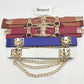 68cm Women's Double Buckle Punk Chain Belt