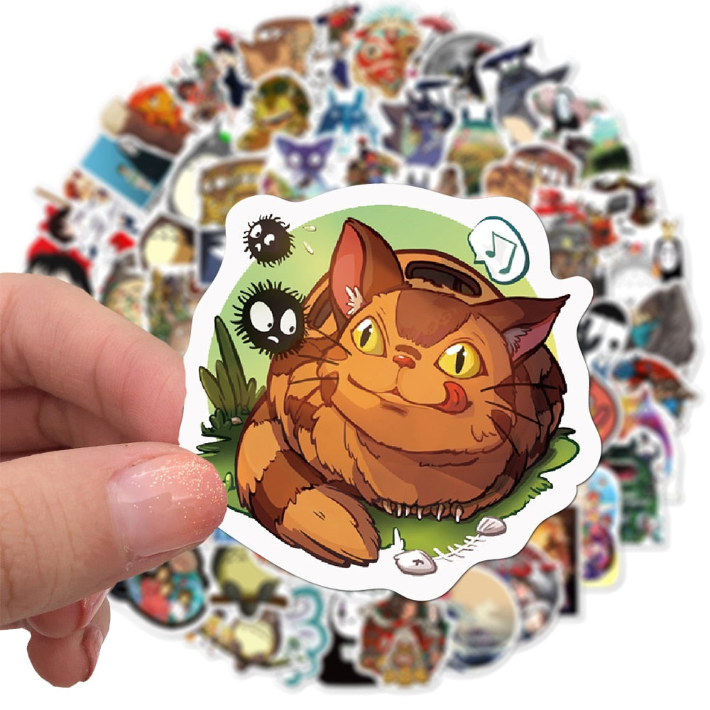 100 PCS Studio Ghibli Stickers