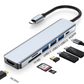 USB C Docking Station 7-in-1 To 8in-1