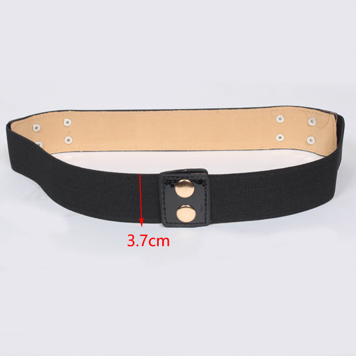 68cm Women's Double Buckle Punk Chain Belt