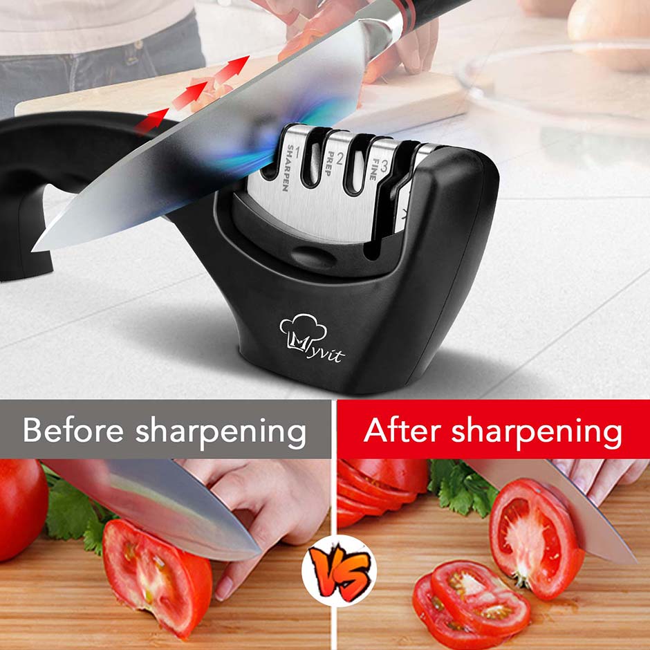 4-in-1 Diamond Coated Knife Sharpener