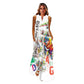 (XL-3XL) Summer Beach Sleeveless Dress