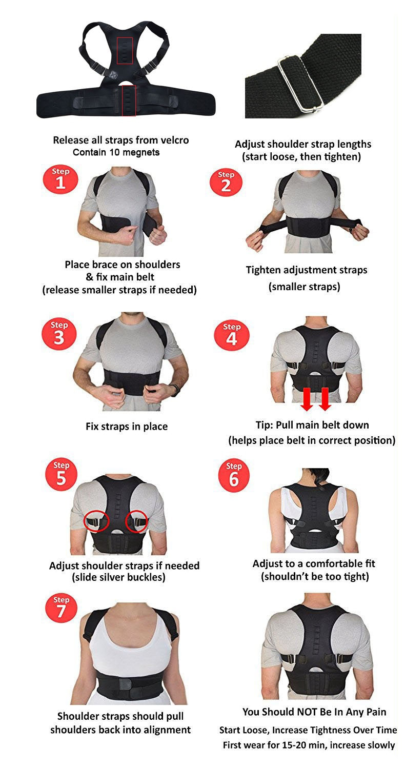 Posture Corrector Upper & Lower Lumbar Support