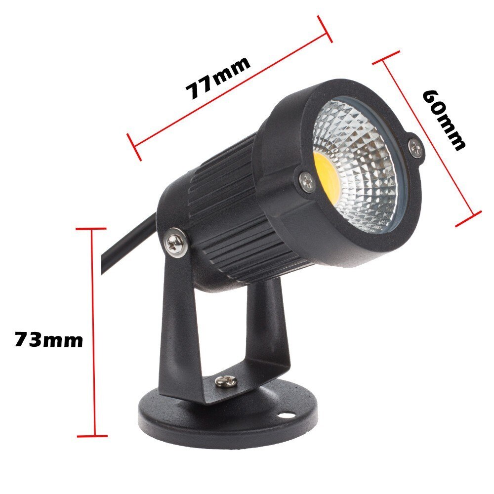 10W LED Garden Light Lawn Lamp Spike or Base