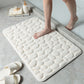 Cobblestone Embossed Bathroom Non-Slip Memory Foam Pad Bath Mat