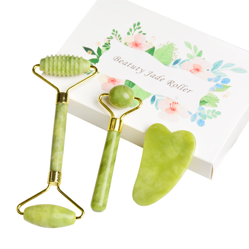 Jade Roller For Face 3-in-1 Kit