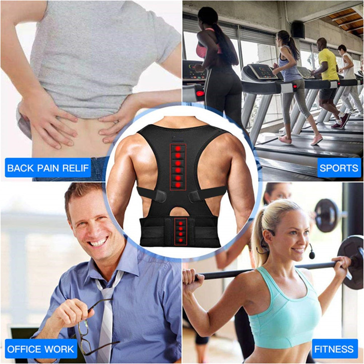 Posture Corrector Upper & Lower Lumbar Support