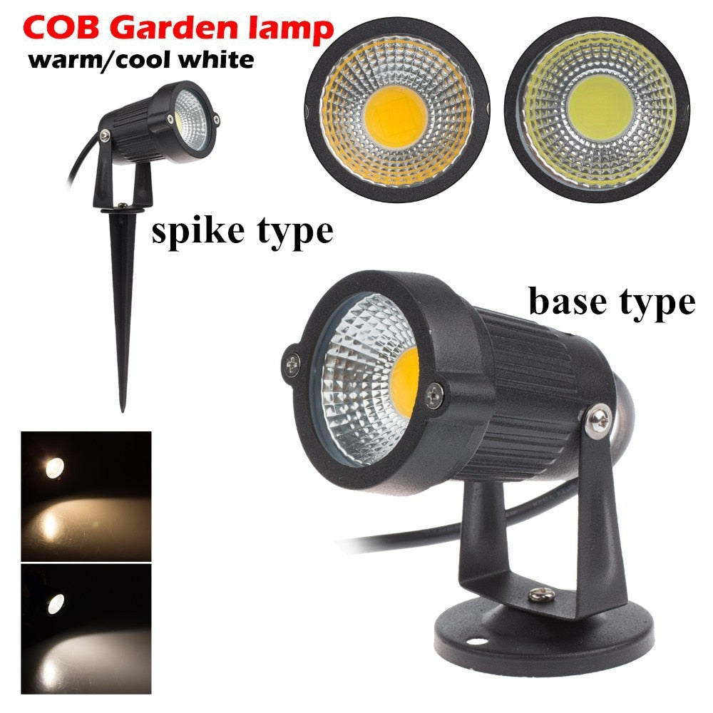 10W LED Garden Light Lawn Lamp Spike or Base