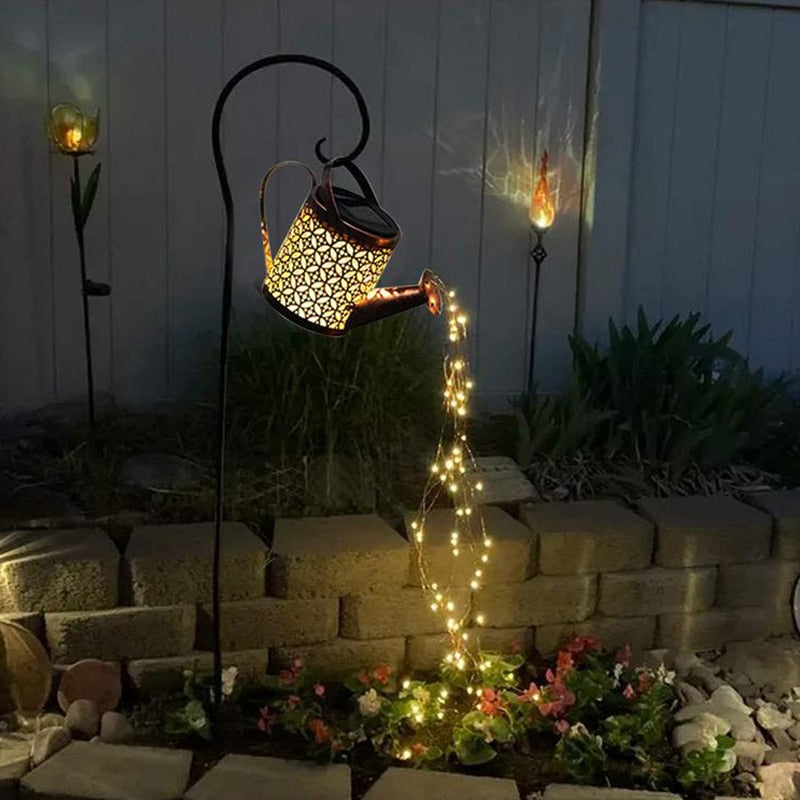 Solar Watering Can Light