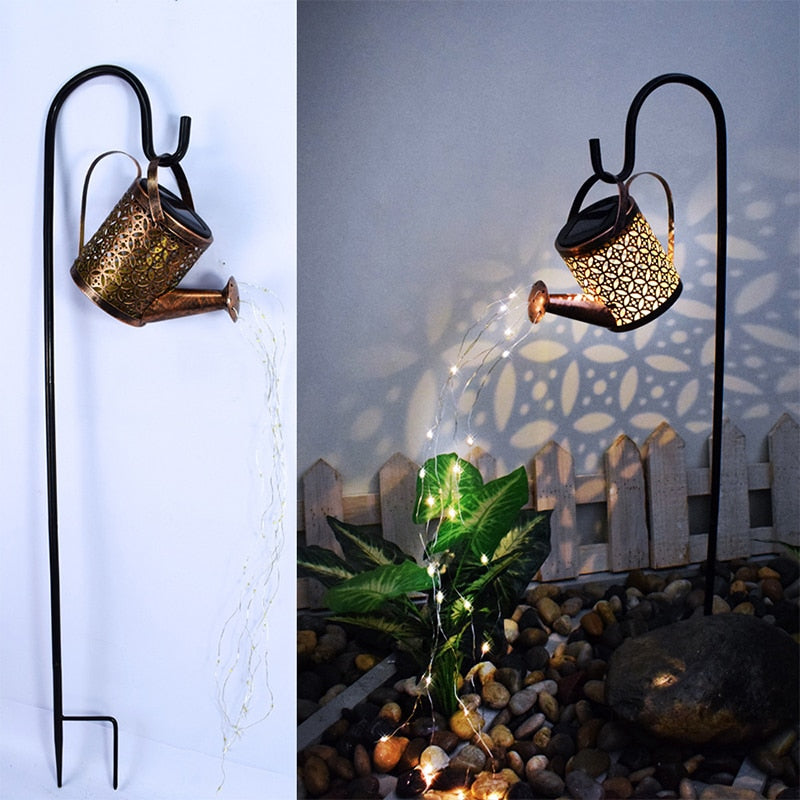 Solar Watering Can Light