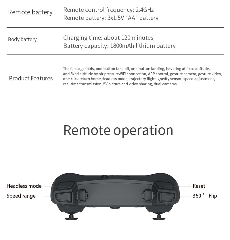 4K Dual Camera Quadcopter Drone