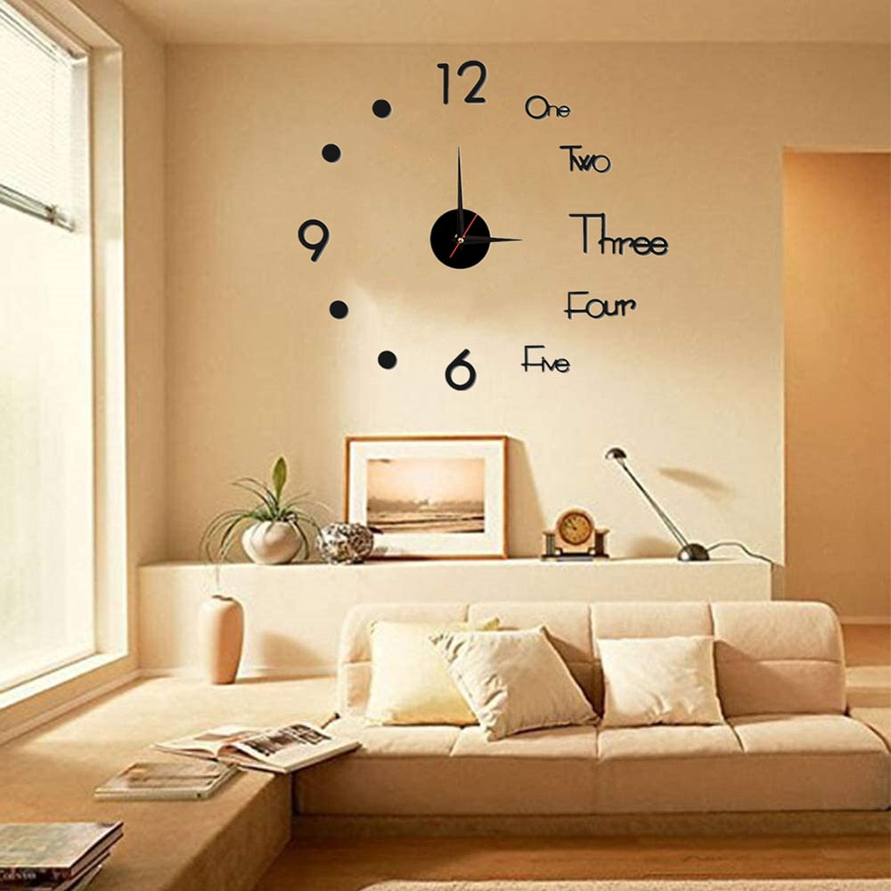 3D DIY Wall Clock