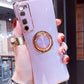 Luxury Case For Samsung Phones Shell Cover Ring Holder