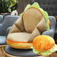 2-in-1 Hamburger/Bread Loaf Pillow