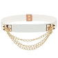 68cm Women's Double Buckle Punk Chain Belt