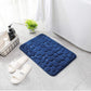 Cobblestone Embossed Bathroom Non-Slip Memory Foam Pad Bath Mat