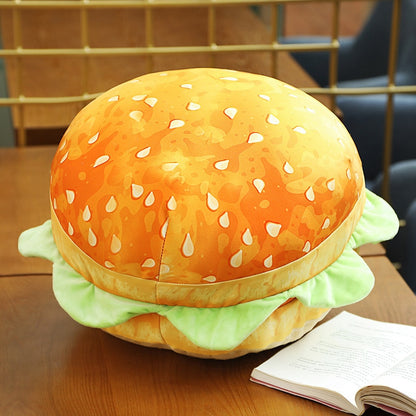 2-in-1 Hamburger/Bread Loaf Pillow