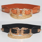 68cm Women's Double Buckle Punk Chain Belt