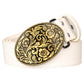 Retro Tang Dynasty Flower Pattern Belt Buckle