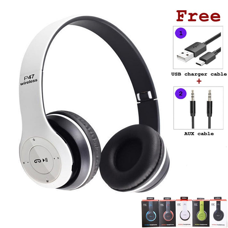 P47 Bluetooth Wireless Headphones