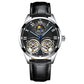 Automatic Double Flywheel Luminous Dial 24 Hour Display Mechanical Watch