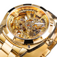 Transparent Automatic Mechanical Luminous Skeleton Dial Watch