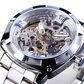 Transparent Automatic Mechanical Luminous Skeleton Dial Watch