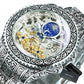 Automatic Tourbillon Engraved Vintage Moon Phase Mechanical Luminous Skeleton Dial Watch