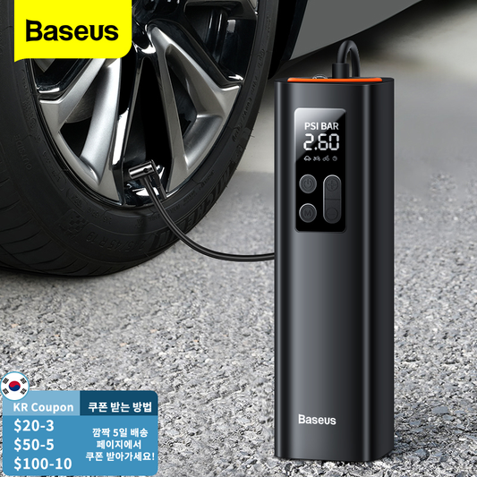 Baseus Smart Digital Mini Car Air Compressor 12V 150 PSI