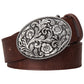 Retro Tang Dynasty Flower Pattern Belt Buckle