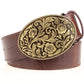 Retro Tang Dynasty Flower Pattern Belt Buckle