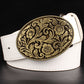 Retro Tang Dynasty Flower Pattern Belt Buckle