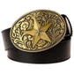 Retro Tang Dynasty Flower Pattern Belt Buckle