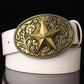 Retro Tang Dynasty Flower Pattern Belt Buckle